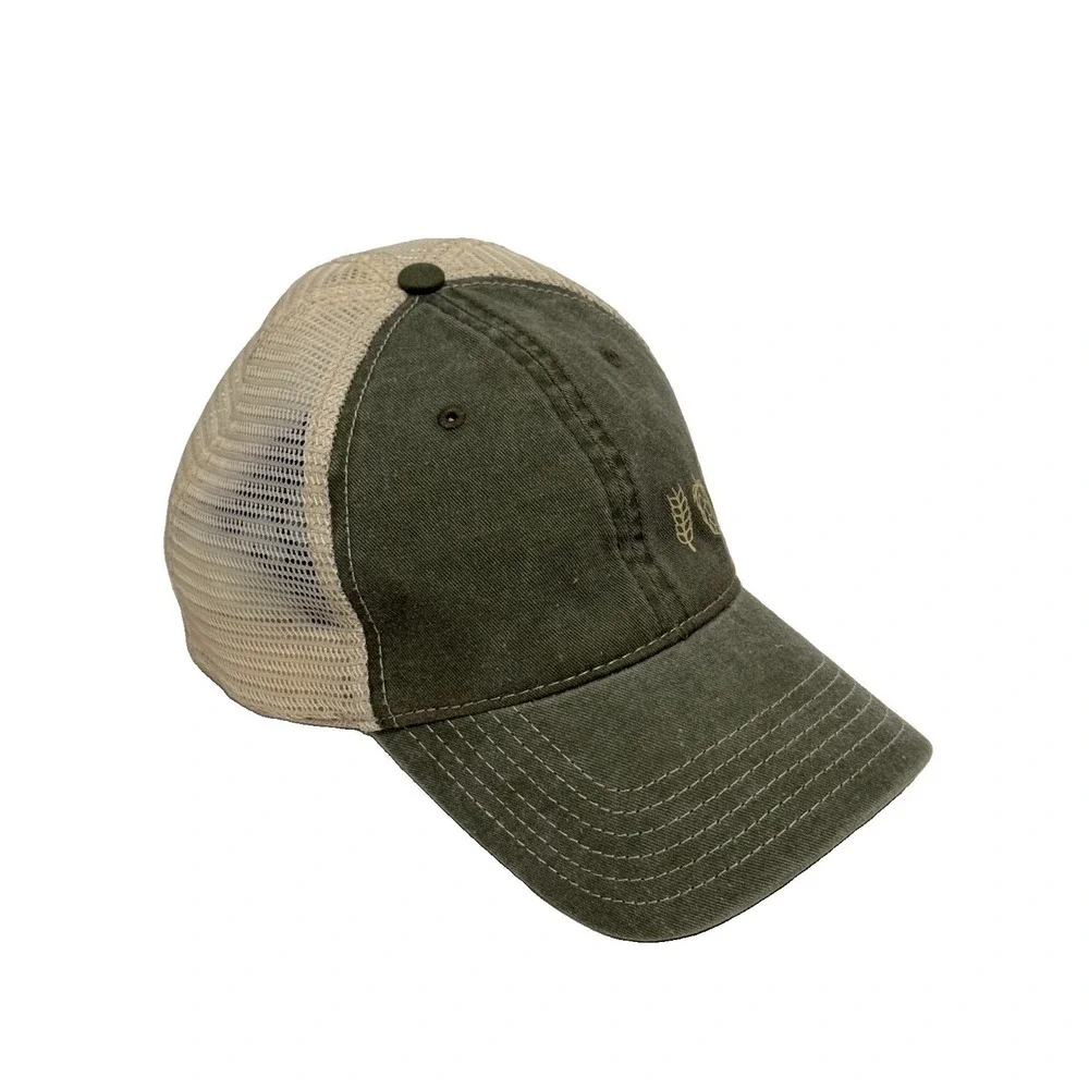 Founders Brewing Trucker Hat Olive Green Cream Mesh Snapback Beer Brewing Icons